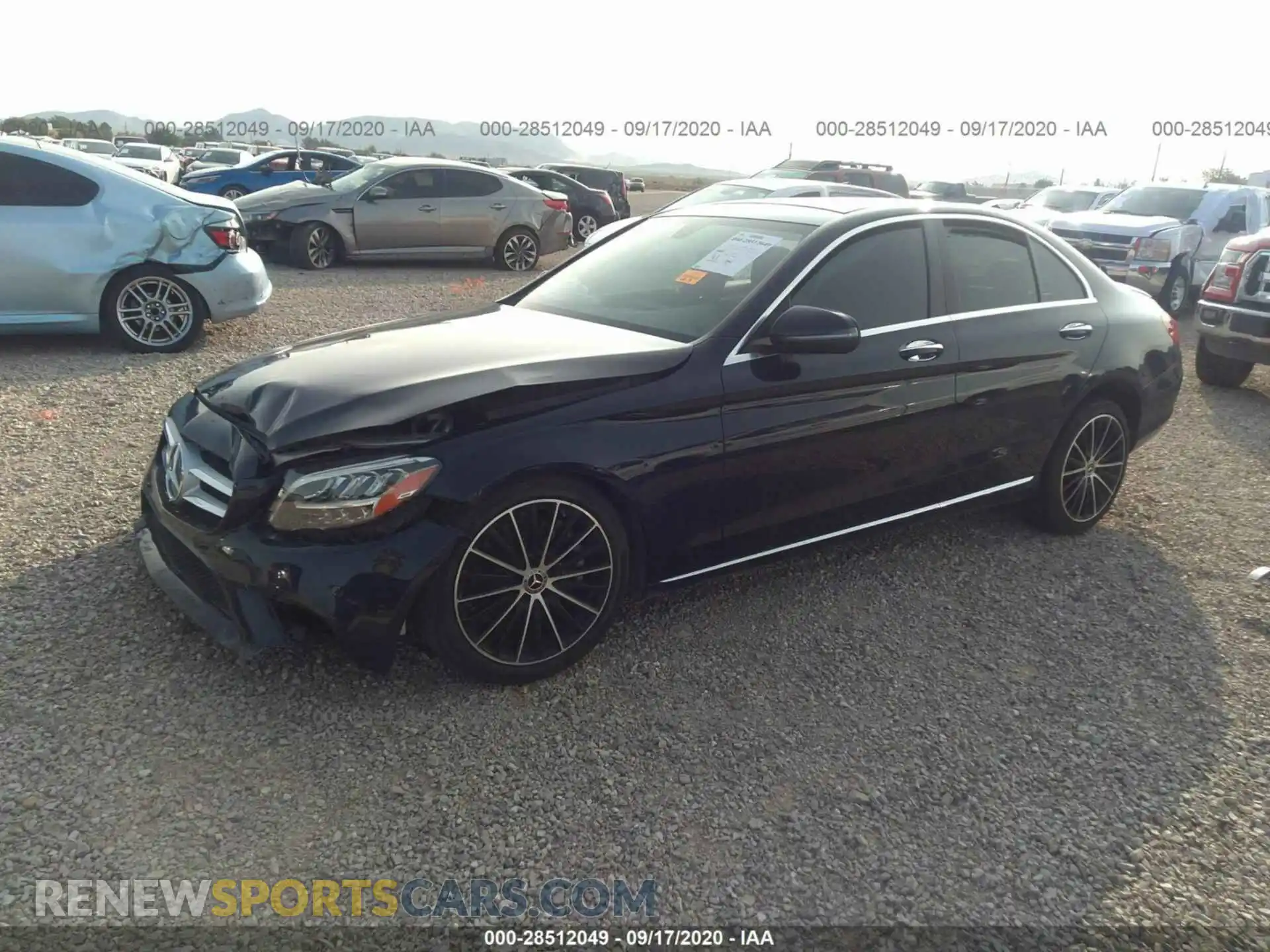 2 Photograph of a damaged car 55SWF8DB5KU295571 MERCEDES-BENZ C-CLASS 2019
