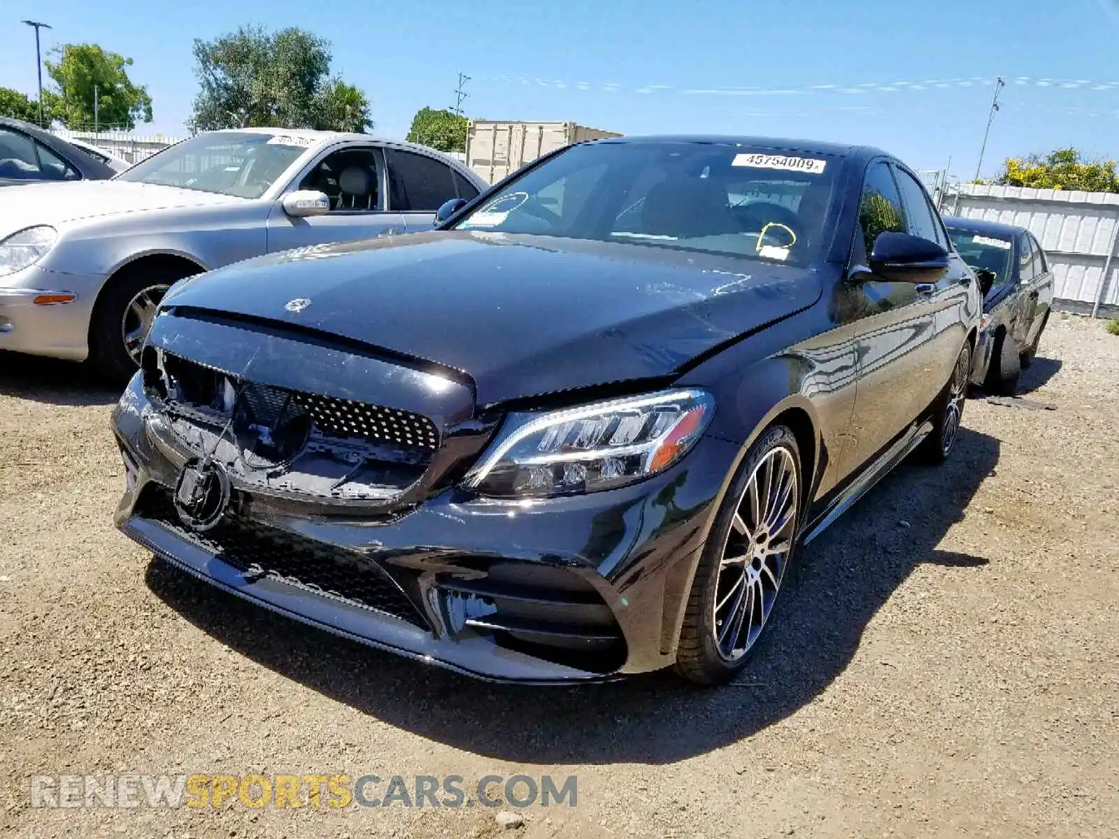 2 Photograph of a damaged car 55SWF8DB5KU303507 MERCEDES-BENZ C CLASS 2019