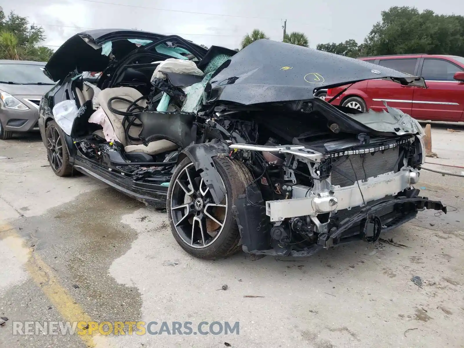 1 Photograph of a damaged car 55SWF8DB5KU320145 MERCEDES-BENZ C-CLASS 2019