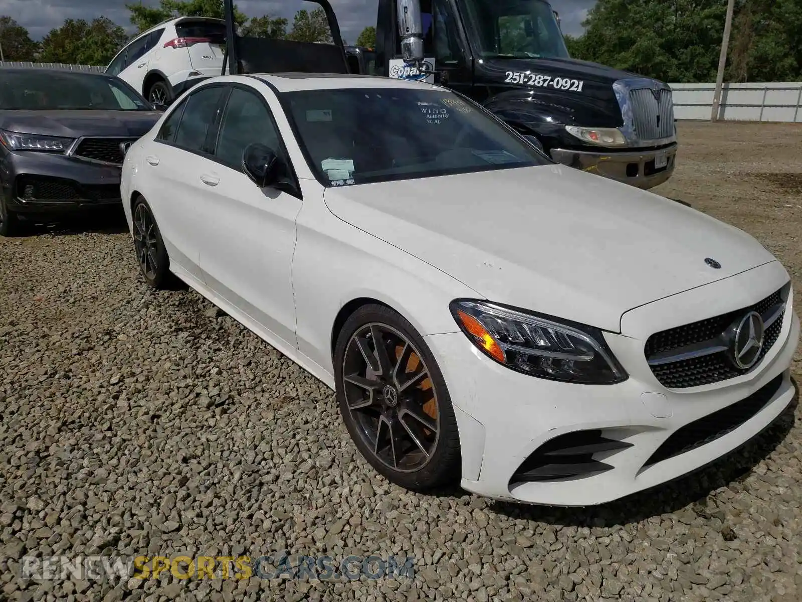 1 Photograph of a damaged car 55SWF8DB6KU285146 MERCEDES-BENZ C-CLASS 2019
