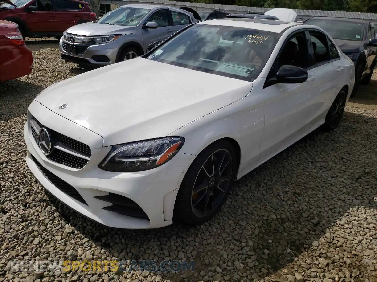 2 Photograph of a damaged car 55SWF8DB6KU285146 MERCEDES-BENZ C-CLASS 2019