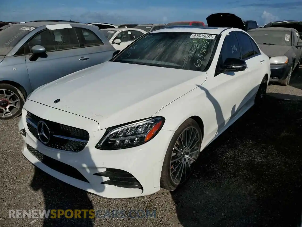 2 Photograph of a damaged car 55SWF8DB6KU310188 MERCEDES-BENZ C-CLASS 2019