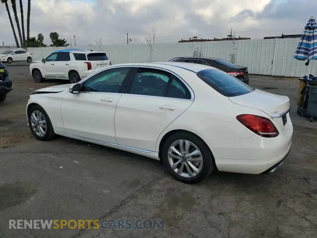 2 Photograph of a damaged car 55SWF8DB6KU316802 MERCEDES-BENZ C-CLASS 2019