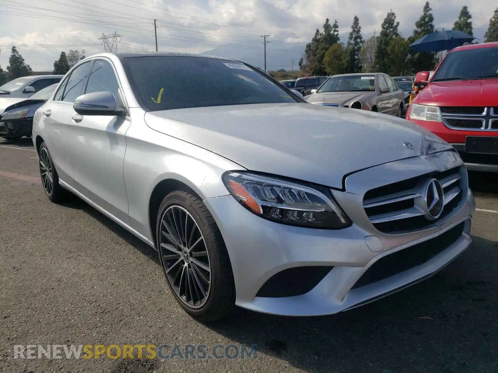 1 Photograph of a damaged car 55SWF8DB6KU321773 MERCEDES-BENZ C CLASS 2019