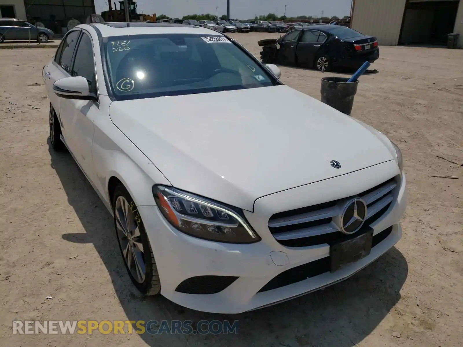 1 Photograph of a damaged car 55SWF8DB7KU294275 MERCEDES-BENZ C-CLASS 2019