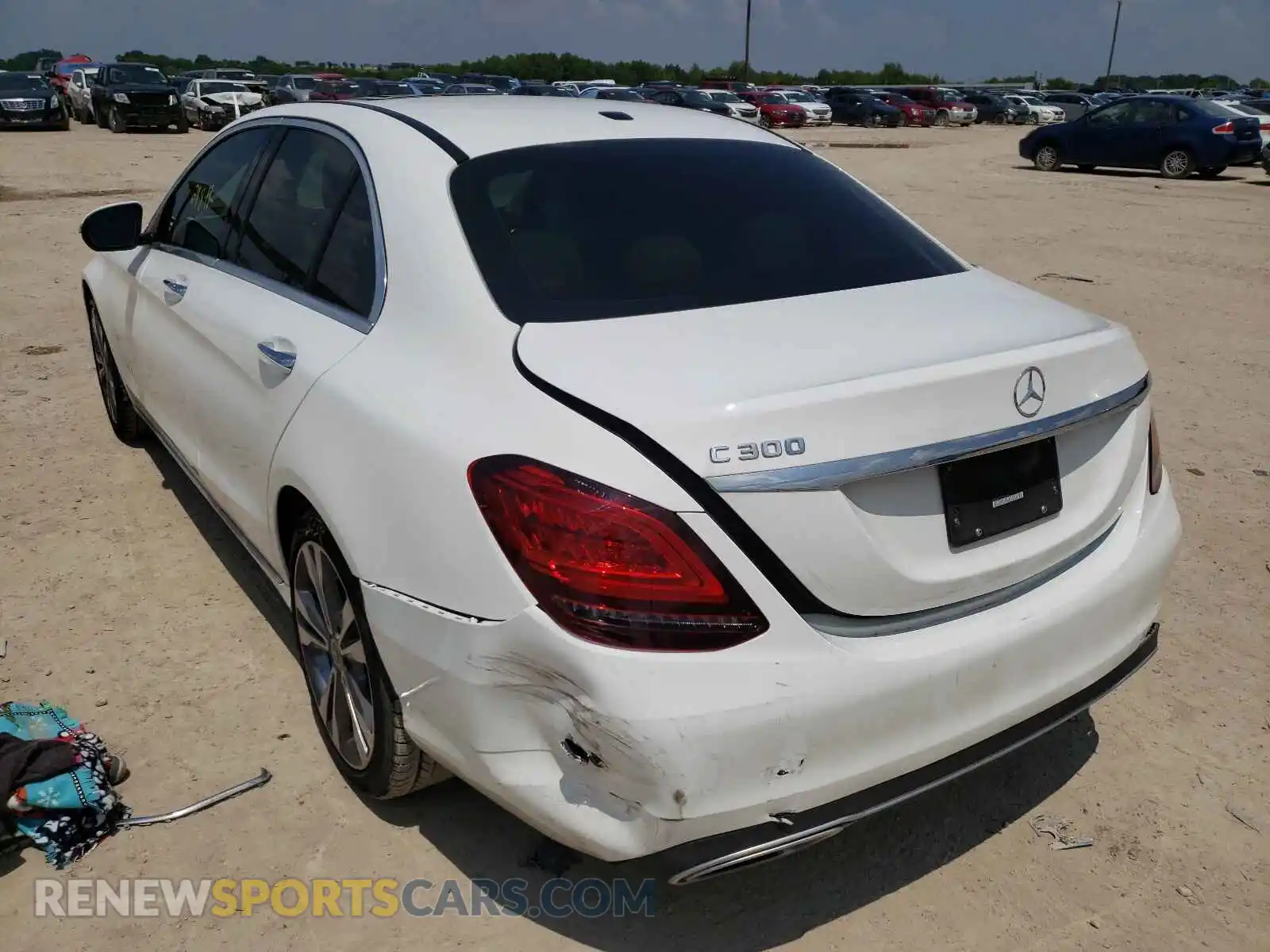 3 Photograph of a damaged car 55SWF8DB7KU294275 MERCEDES-BENZ C-CLASS 2019