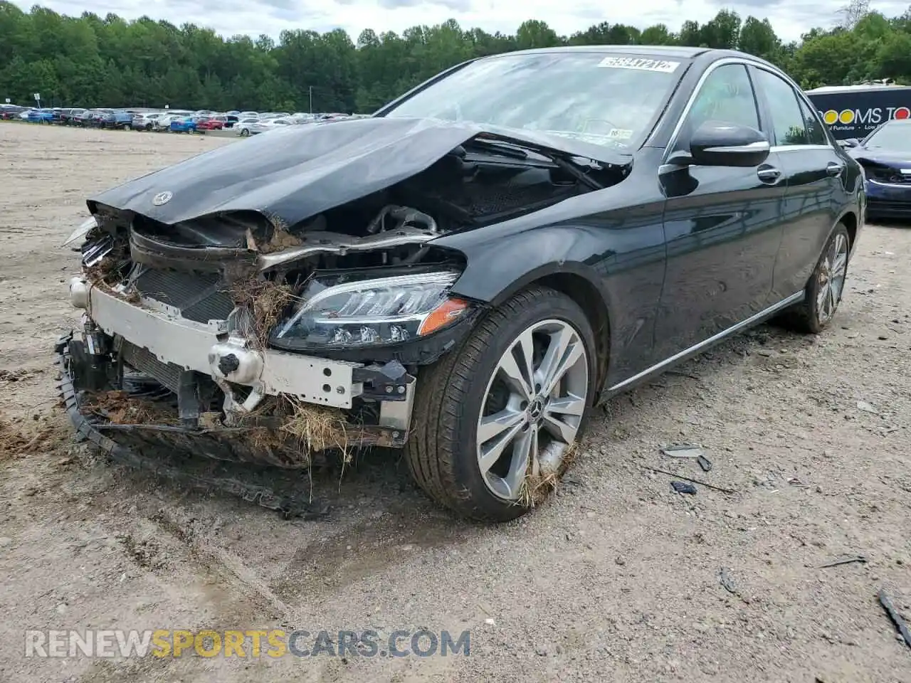 2 Photograph of a damaged car 55SWF8DB7KU307946 MERCEDES-BENZ C-CLASS 2019