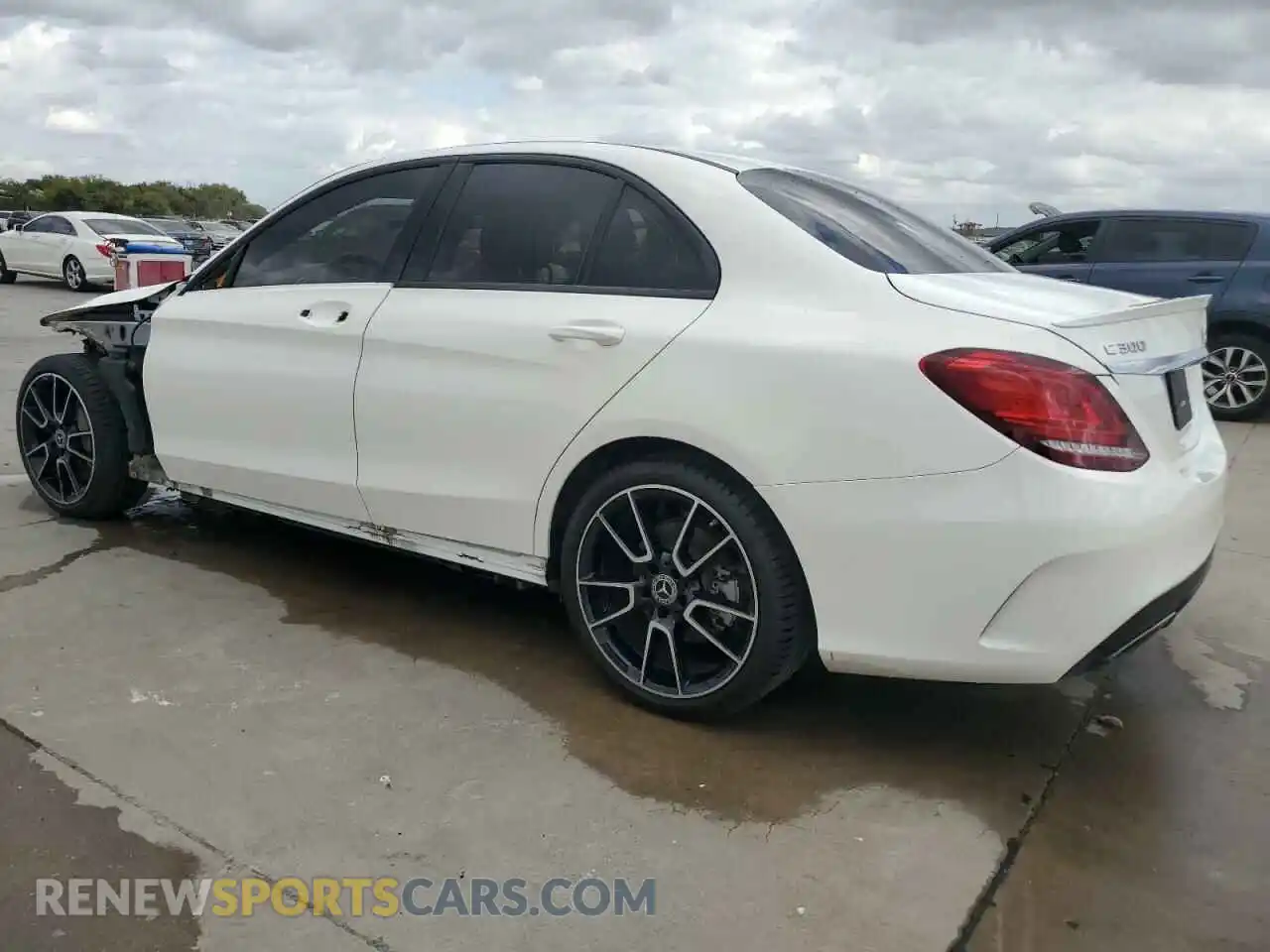 2 Фотография поврежденного автомобиля 55SWF8DB7KU314704 MERCEDES-BENZ C-CLASS 2019