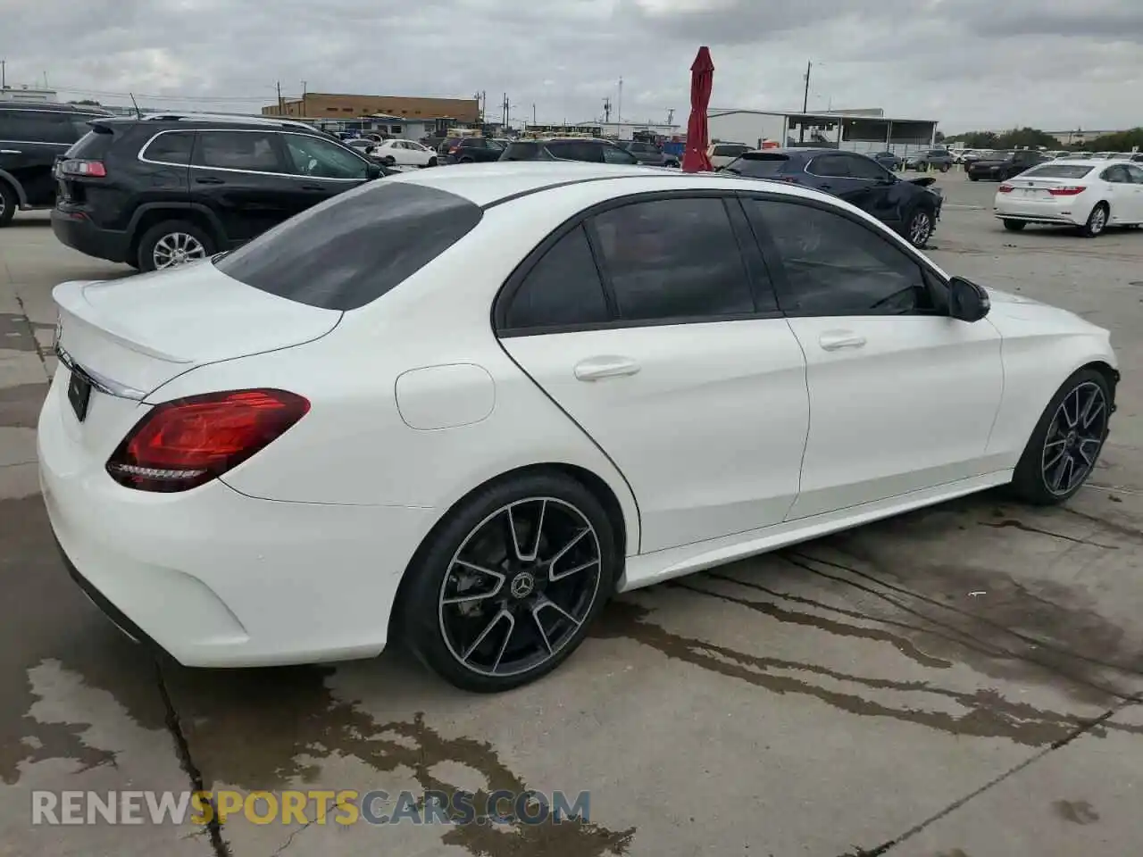 3 Фотография поврежденного автомобиля 55SWF8DB7KU314704 MERCEDES-BENZ C-CLASS 2019