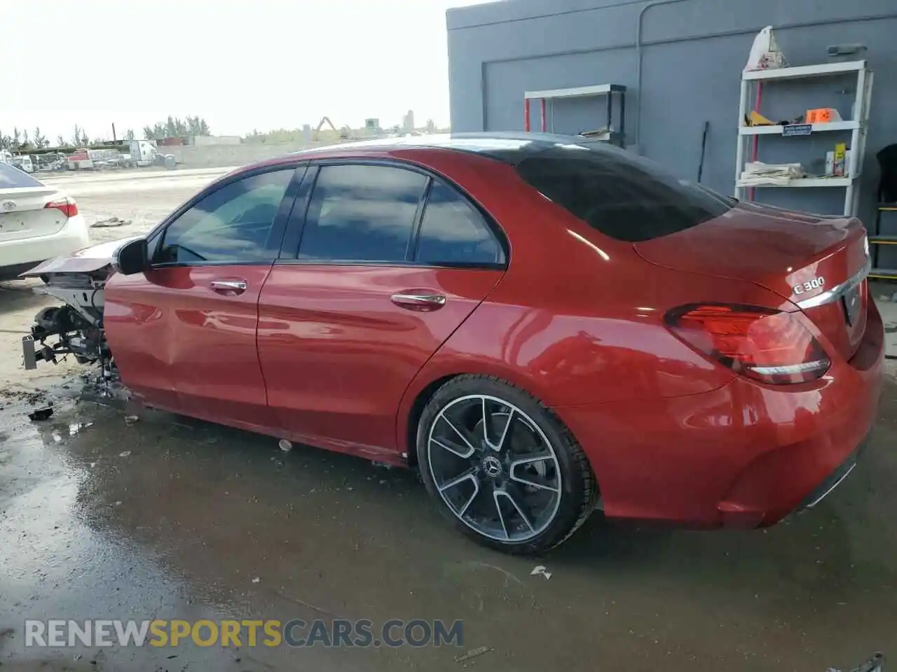 2 Photograph of a damaged car 55SWF8DB8KU283303 MERCEDES-BENZ C-CLASS 2019