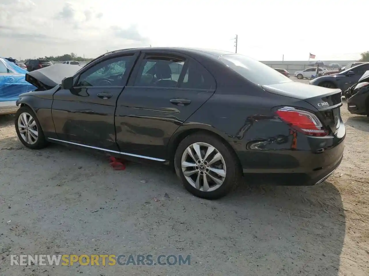 2 Фотография поврежденного автомобиля 55SWF8DB8KU294625 MERCEDES-BENZ C-CLASS 2019
