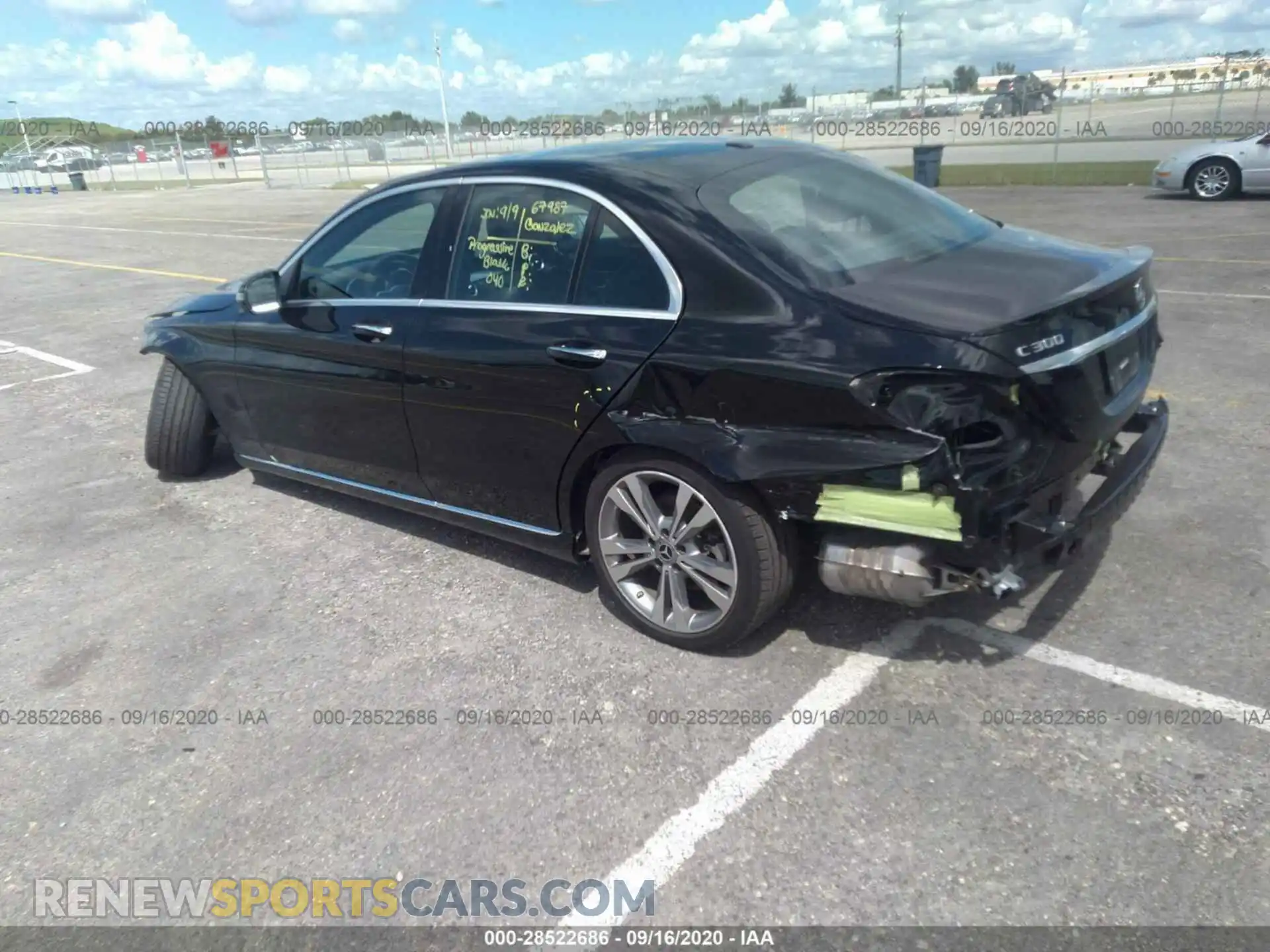 3 Photograph of a damaged car 55SWF8DB8KU295659 MERCEDES-BENZ C-CLASS 2019