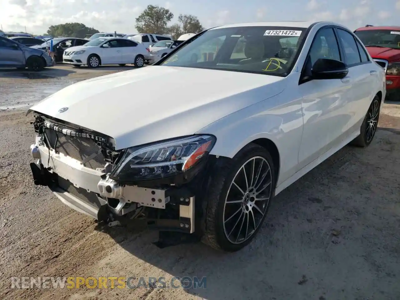 2 Photograph of a damaged car 55SWF8DB8KU297573 MERCEDES-BENZ C-CLASS 2019