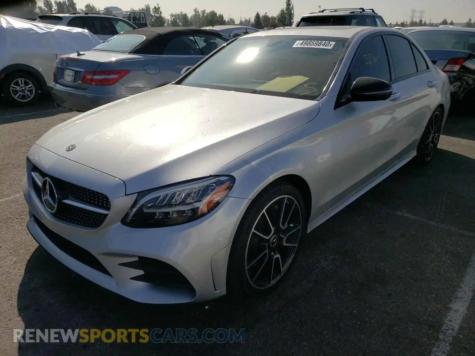 2 Photograph of a damaged car 55SWF8DB8KU313481 MERCEDES-BENZ C CLASS 2019