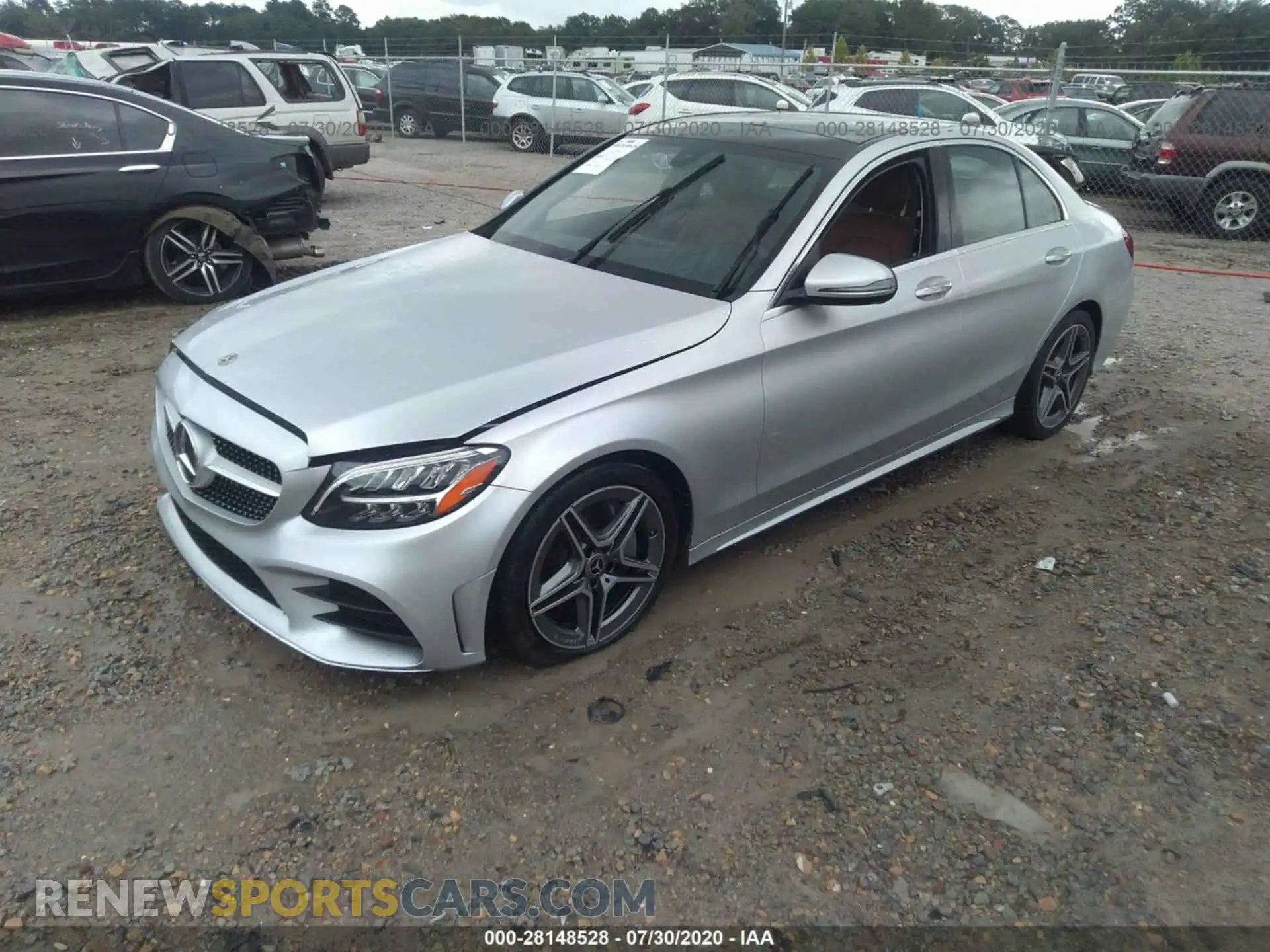 2 Photograph of a damaged car 55SWF8DB9KU283472 MERCEDES-BENZ C-CLASS 2019