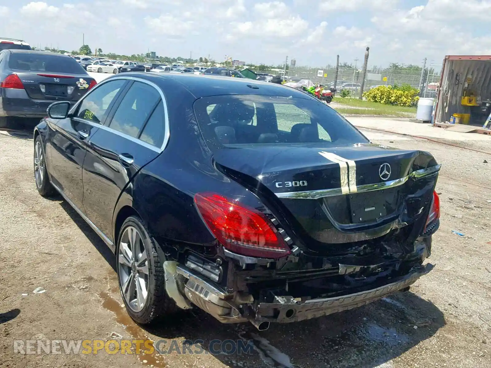 3 Photograph of a damaged car 55SWF8DB9KU287408 MERCEDES-BENZ C CLASS 2019