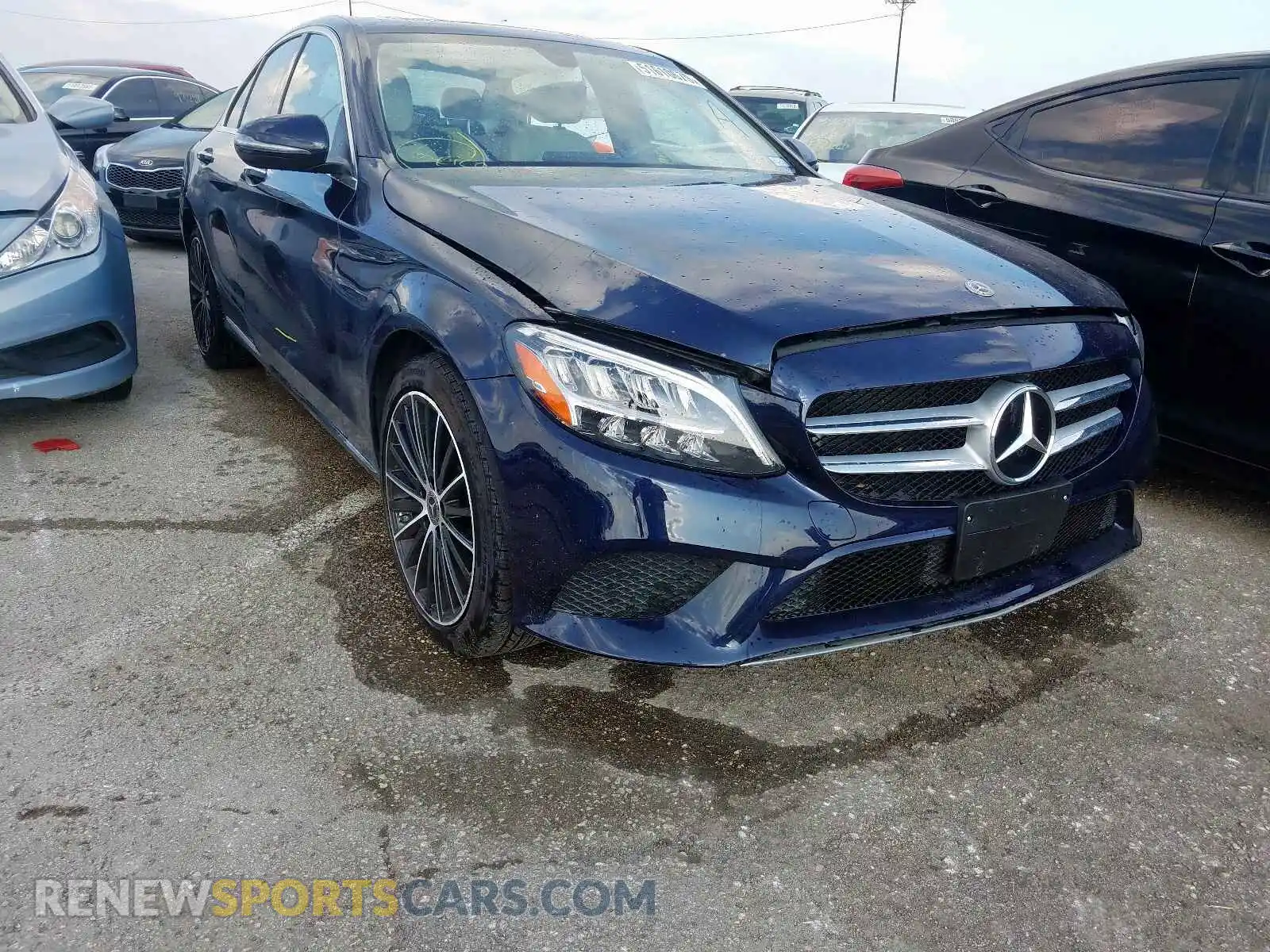 1 Photograph of a damaged car 55SWF8DB9KU298330 MERCEDES-BENZ C CLASS 2019