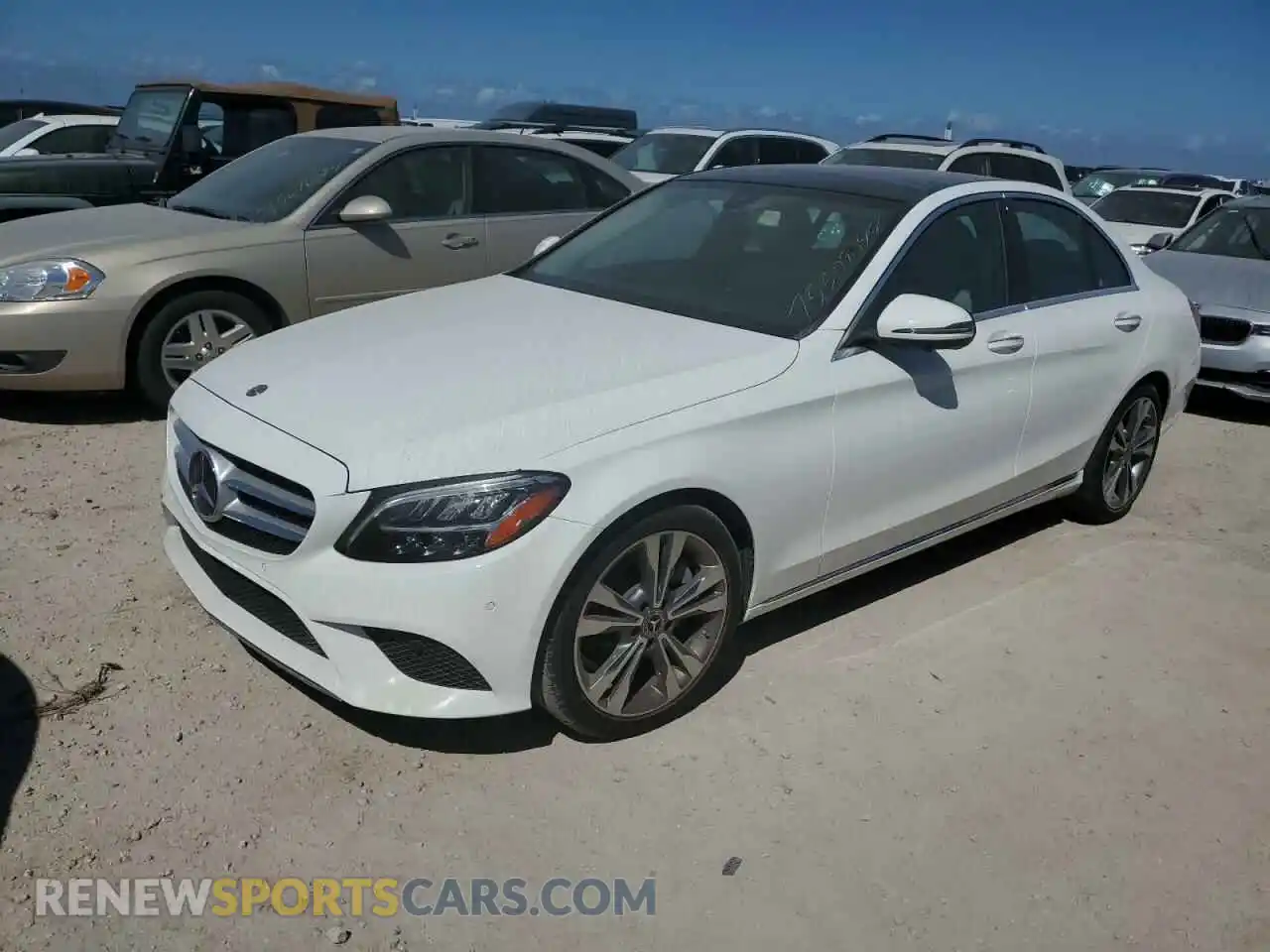 1 Photograph of a damaged car 55SWF8DB9KU306796 MERCEDES-BENZ C-CLASS 2019