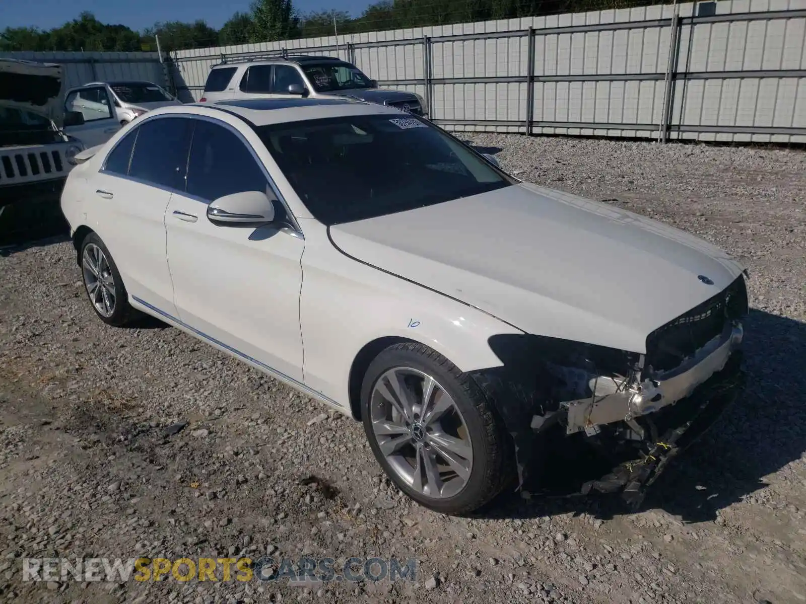 1 Photograph of a damaged car 55SWF8DB9KU313540 MERCEDES-BENZ C-CLASS 2019