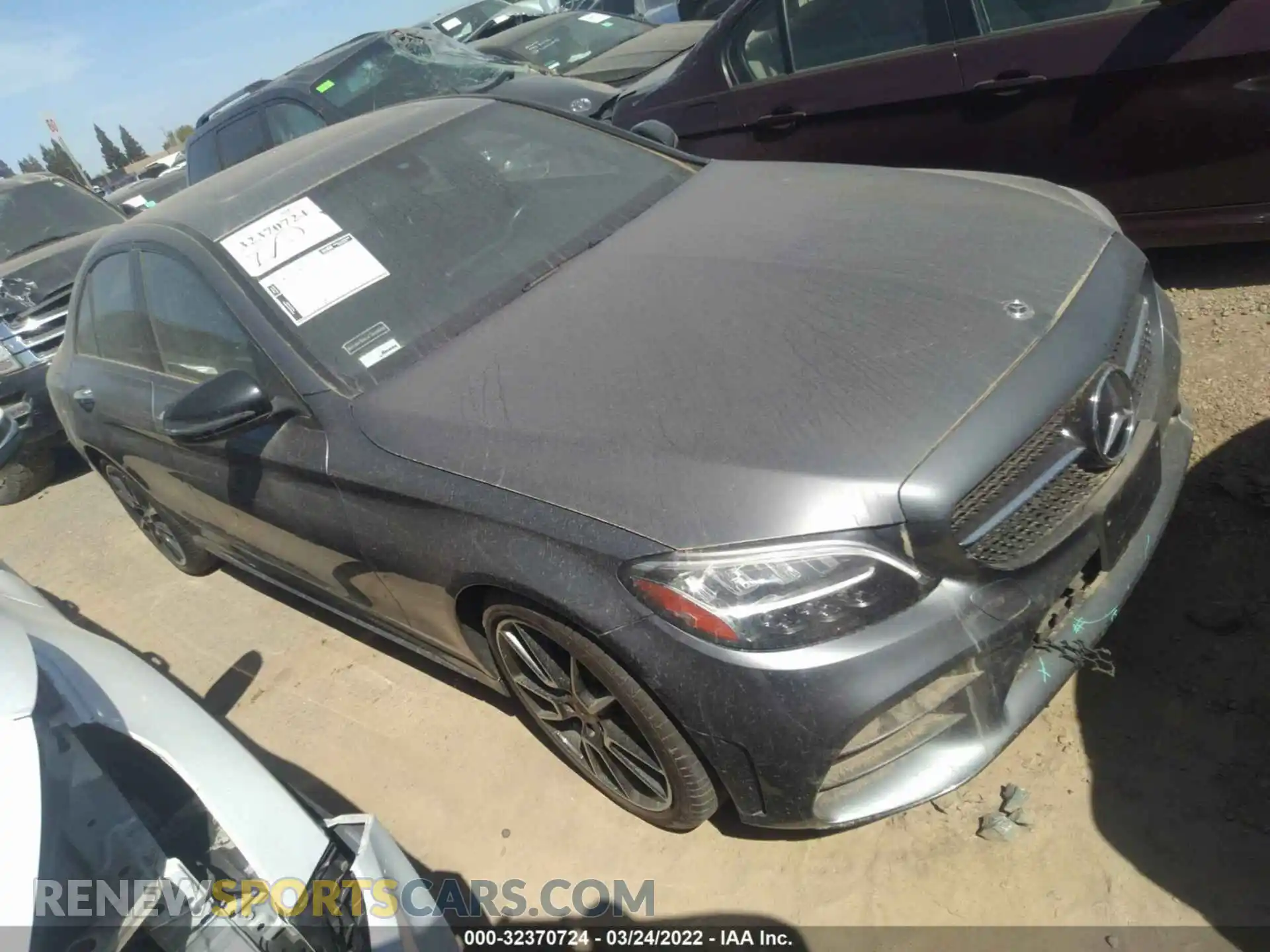 1 Photograph of a damaged car 55SWF8DB9KU314977 MERCEDES-BENZ C-CLASS 2019
