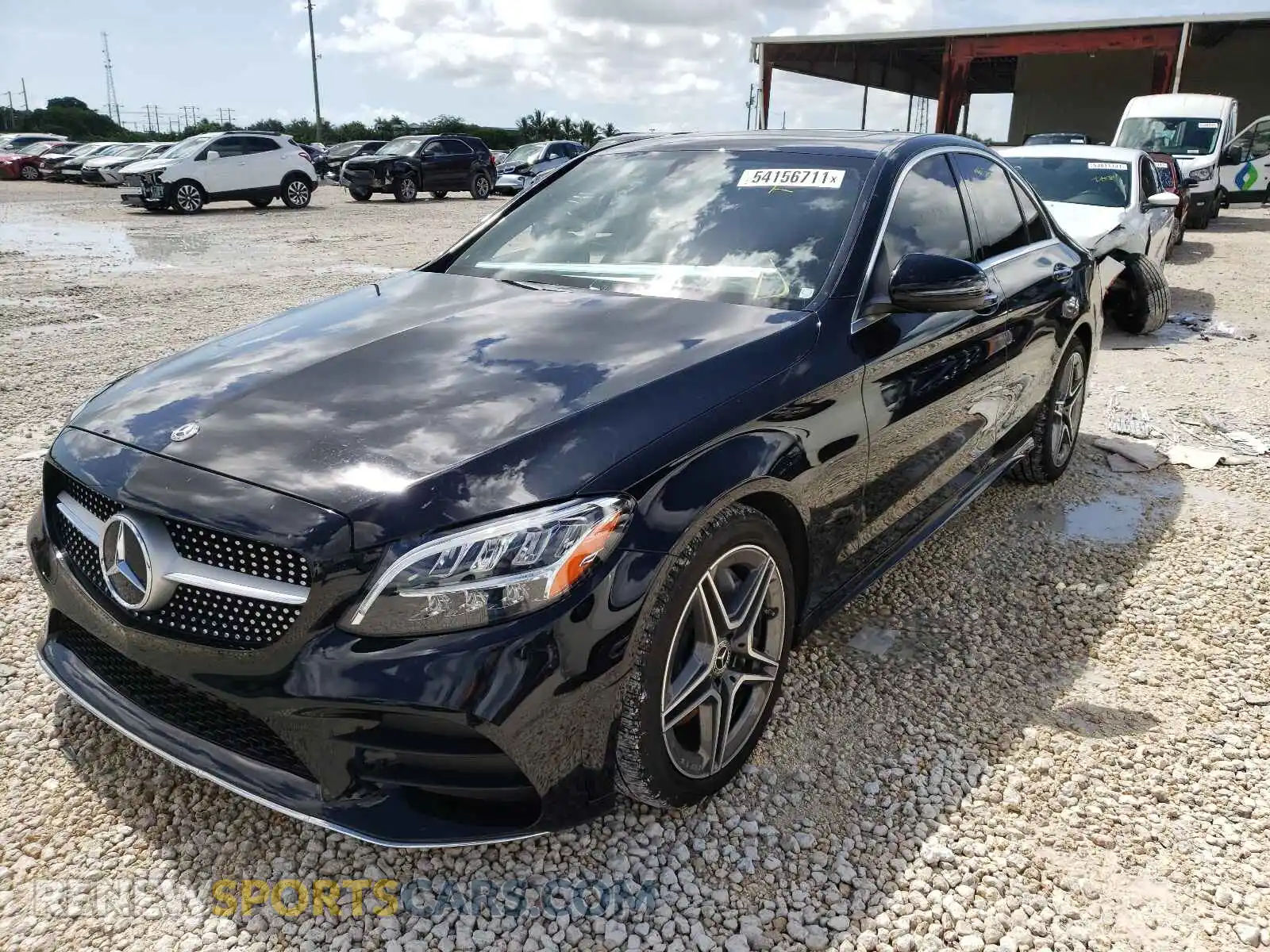 2 Photograph of a damaged car 55SWF8DB9KU319015 MERCEDES-BENZ C-CLASS 2019