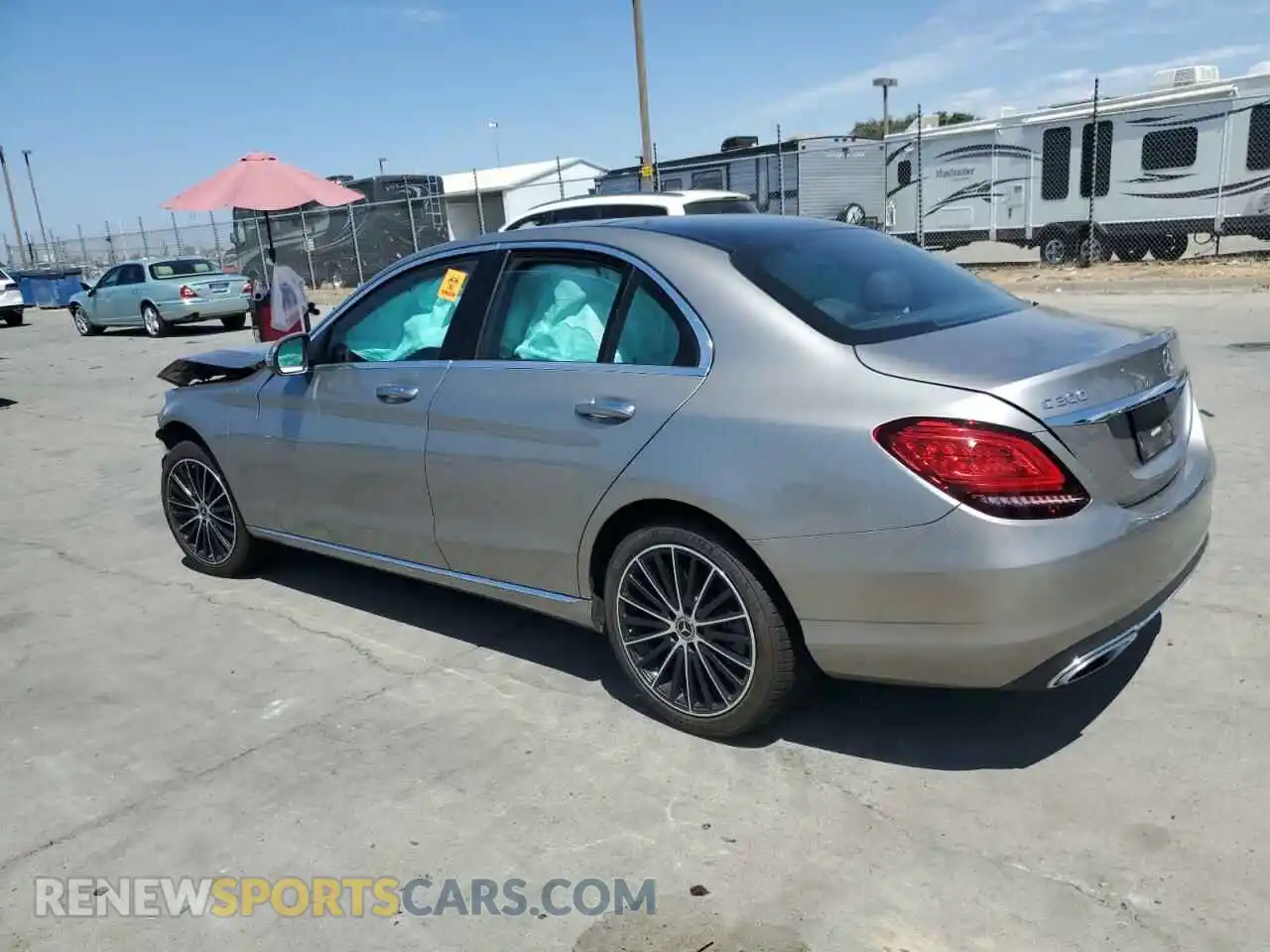 2 Photograph of a damaged car 55SWF8DBXKU283285 MERCEDES-BENZ C-CLASS 2019