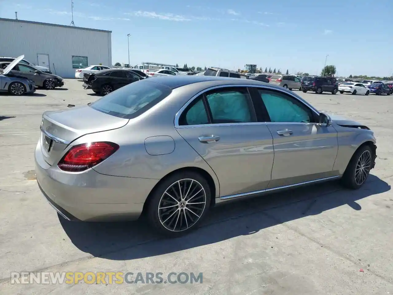 3 Photograph of a damaged car 55SWF8DBXKU283285 MERCEDES-BENZ C-CLASS 2019