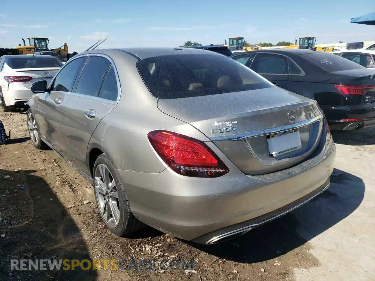 3 Photograph of a damaged car 55SWF8DBXKU286557 MERCEDES-BENZ C-CLASS 2019