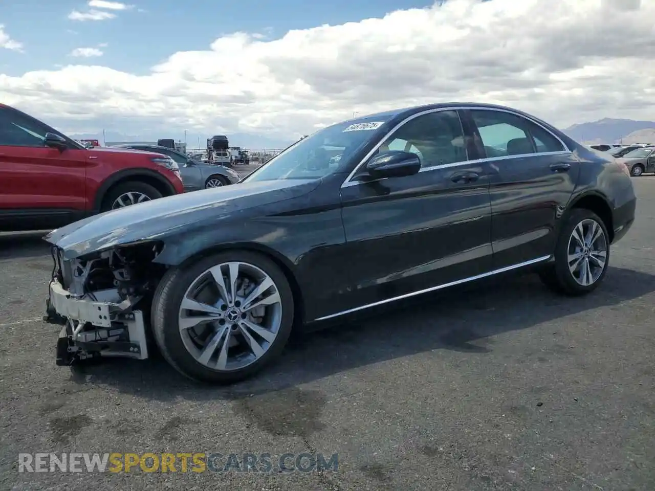 1 Photograph of a damaged car 55SWF8DBXKU289278 MERCEDES-BENZ C-CLASS 2019