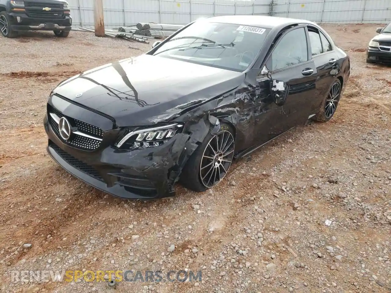 2 Photograph of a damaged car 55SWF8DBXKU305012 MERCEDES-BENZ C-CLASS 2019