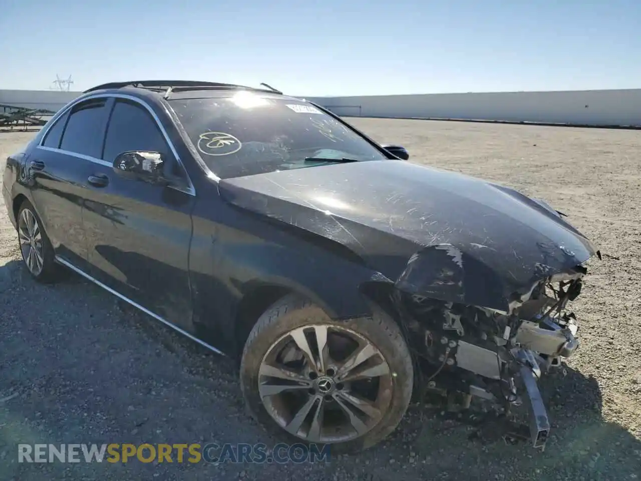 1 Photograph of a damaged car 55SWF8DBXKU305334 MERCEDES-BENZ C-CLASS 2019