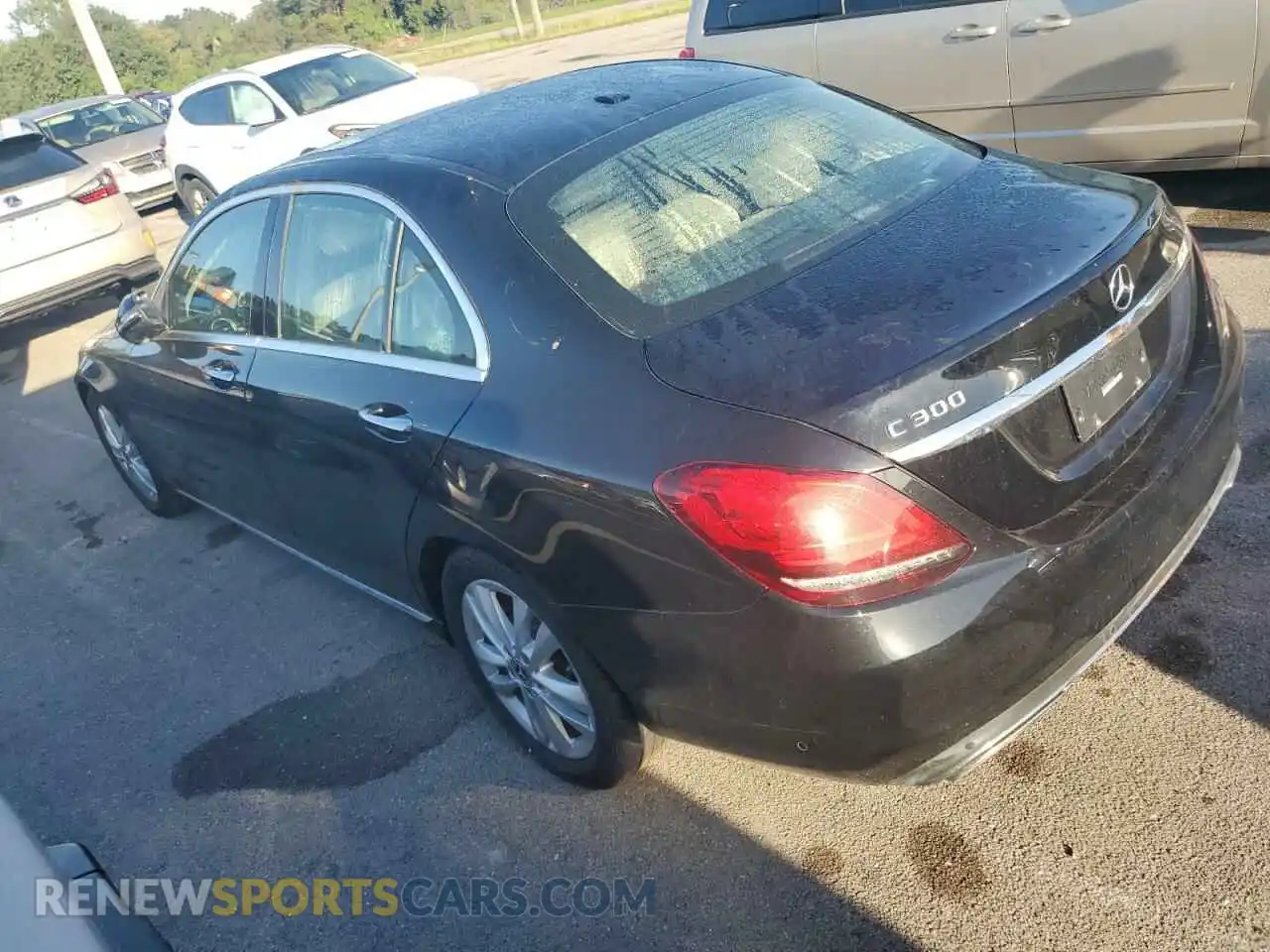 2 Photograph of a damaged car 55SWF8DBXKU315443 MERCEDES-BENZ C-CLASS 2019