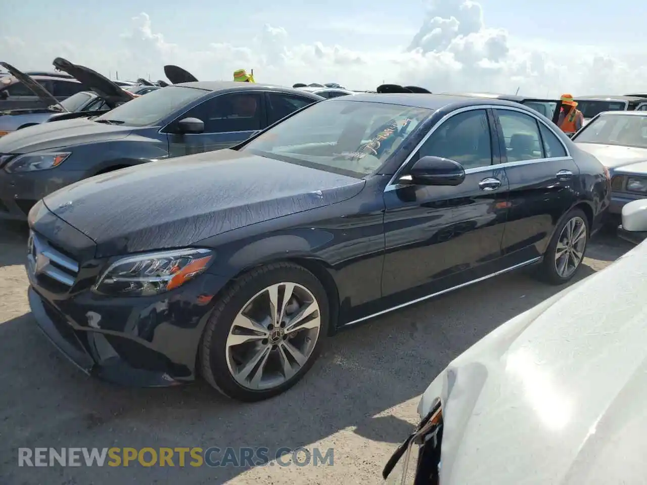 1 Photograph of a damaged car 55SWF8DBXKU321694 MERCEDES-BENZ C-CLASS 2019