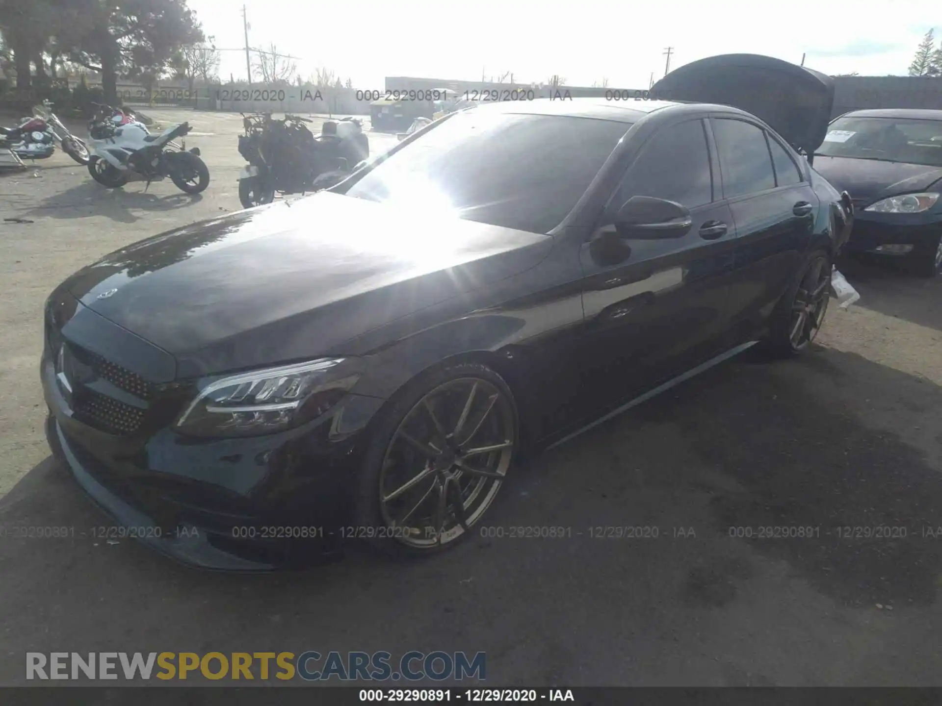 2 Photograph of a damaged car 55SWF8DBXKU322716 MERCEDES-BENZ C-CLASS 2019