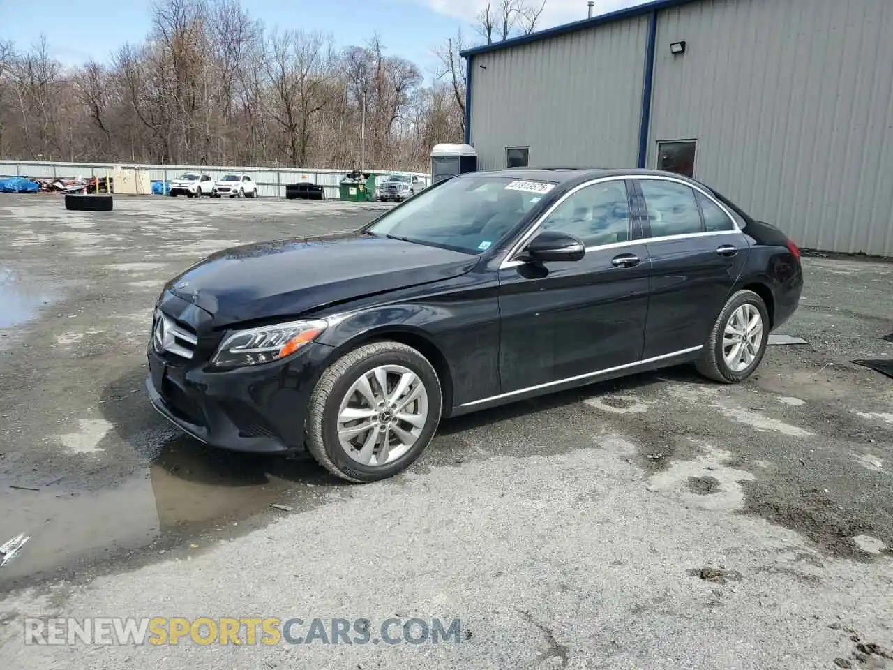 1 fotografías del automóvil dañado 55SWF8EB0KU310640 MERCEDES-BENZ C-CLASS 2019