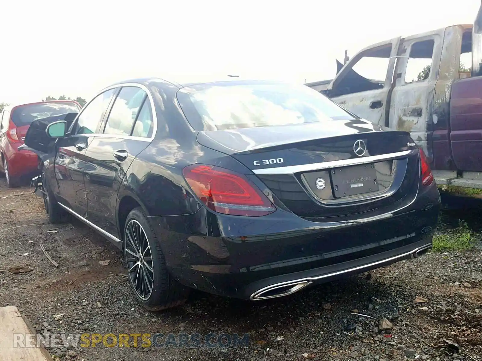 3 Photograph of a damaged car 55SWF8EB0KU312078 MERCEDES-BENZ C CLASS 2019