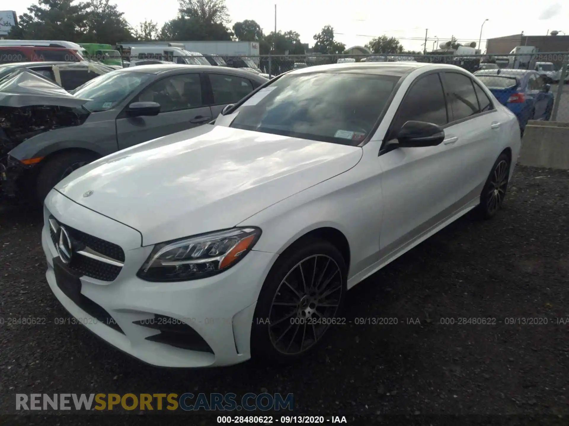 2 Photograph of a damaged car 55SWF8EB0KU315157 MERCEDES-BENZ C-CLASS 2019