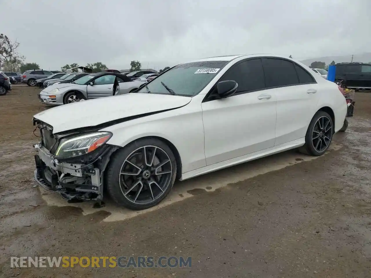 1 Photograph of a damaged car 55SWF8EB0KU321797 MERCEDES-BENZ C-CLASS 2019
