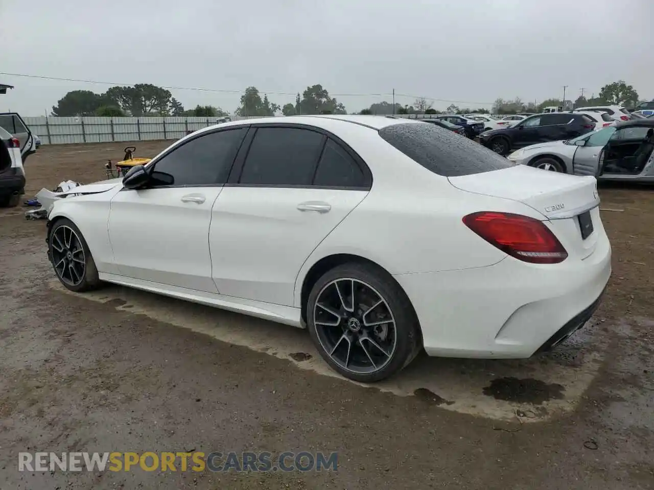 2 Photograph of a damaged car 55SWF8EB0KU321797 MERCEDES-BENZ C-CLASS 2019