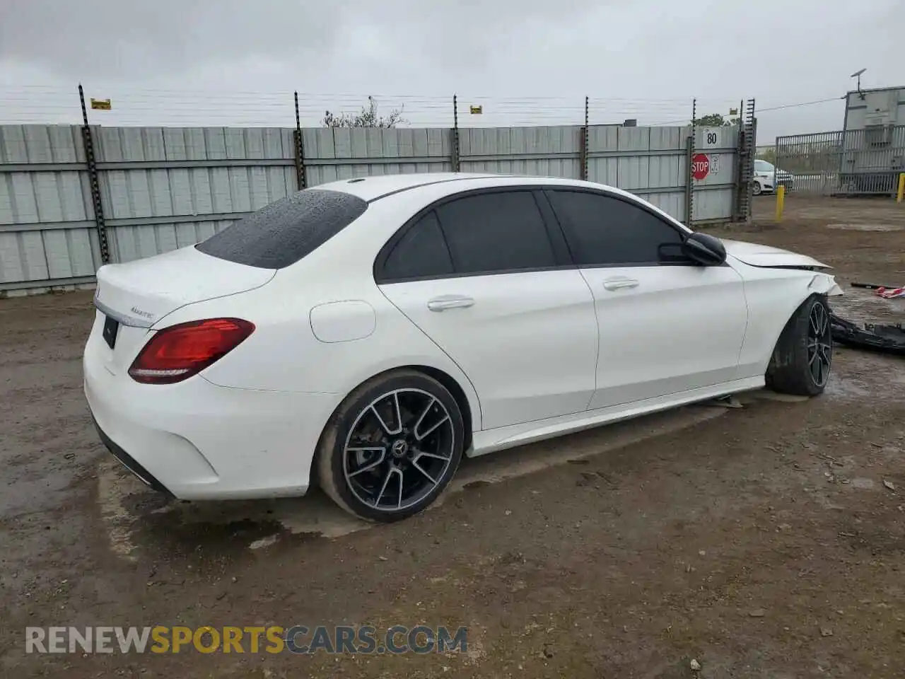 3 Photograph of a damaged car 55SWF8EB0KU321797 MERCEDES-BENZ C-CLASS 2019