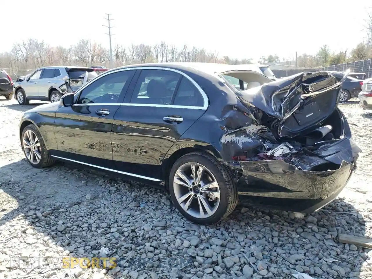 2 Photograph of a damaged car 55SWF8EB1KU285750 MERCEDES-BENZ C-CLASS 2019