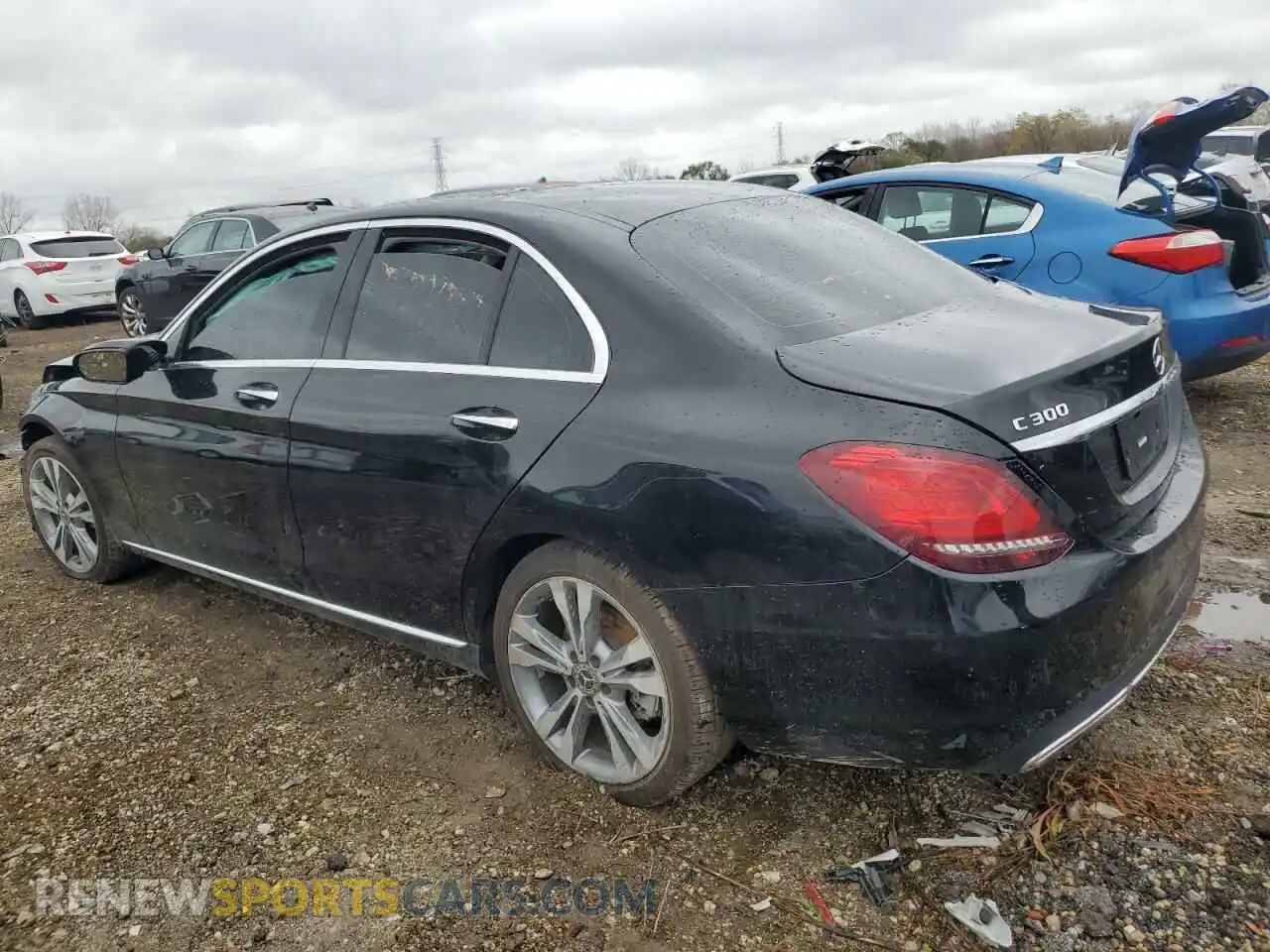 2 Photograph of a damaged car 55SWF8EB1KU286865 MERCEDES-BENZ C-CLASS 2019