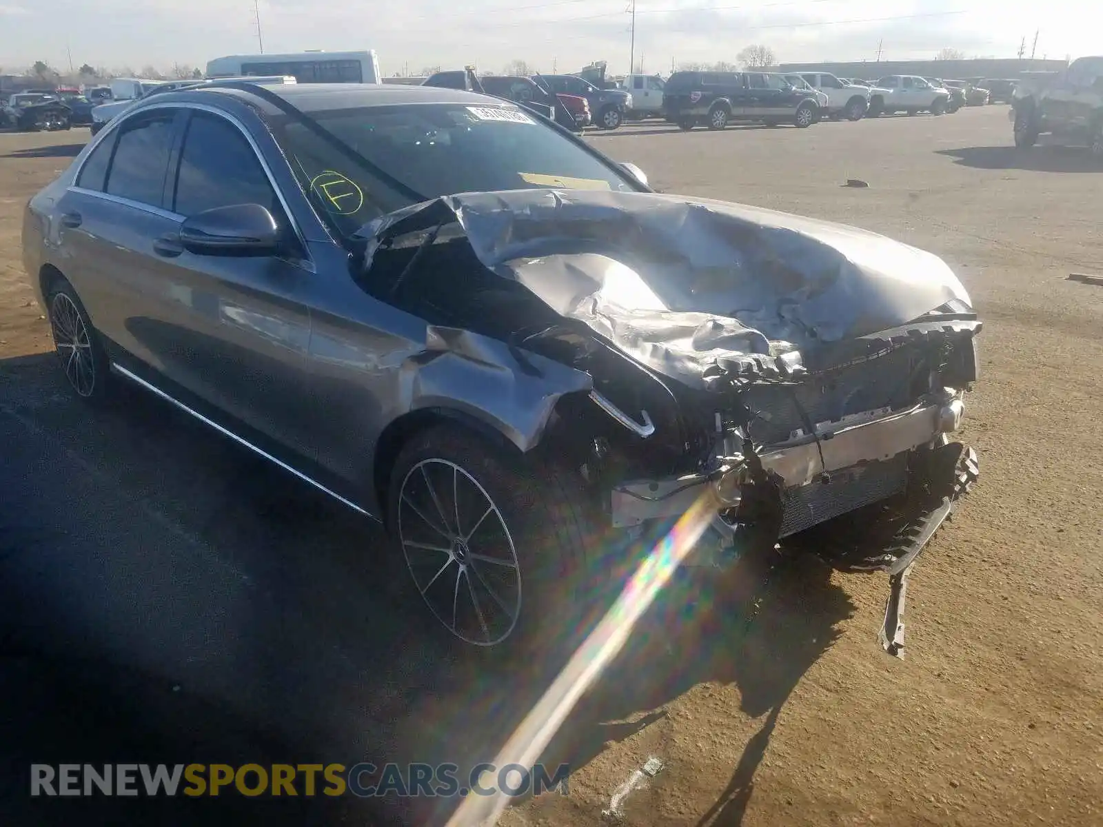 1 Photograph of a damaged car 55SWF8EB1KU292004 MERCEDES-BENZ C CLASS 2019
