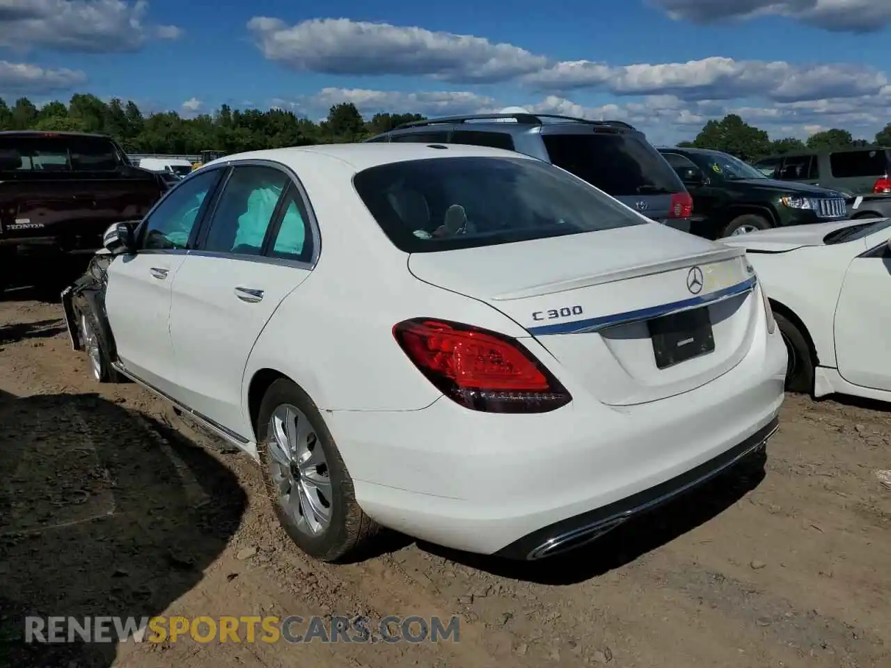 3 Photograph of a damaged car 55SWF8EB1KU306130 MERCEDES-BENZ C-CLASS 2019