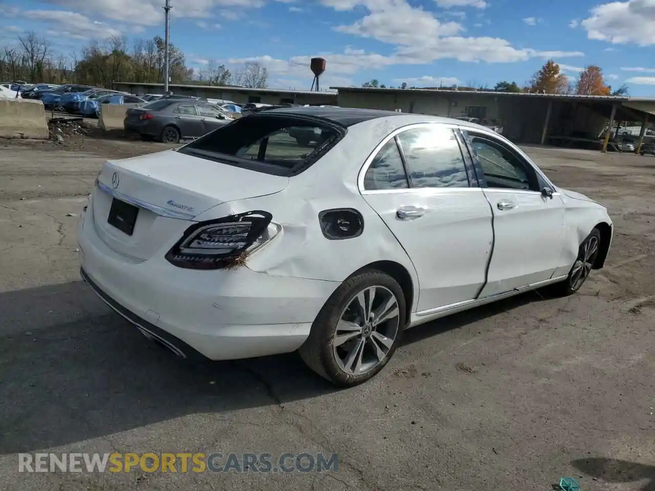 3 Photograph of a damaged car 55SWF8EB1KU306287 MERCEDES-BENZ C-CLASS 2019
