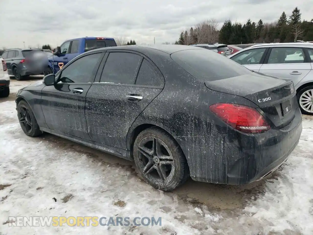 2 Photograph of a damaged car 55SWF8EB1KU314972 MERCEDES-BENZ C-CLASS 2019