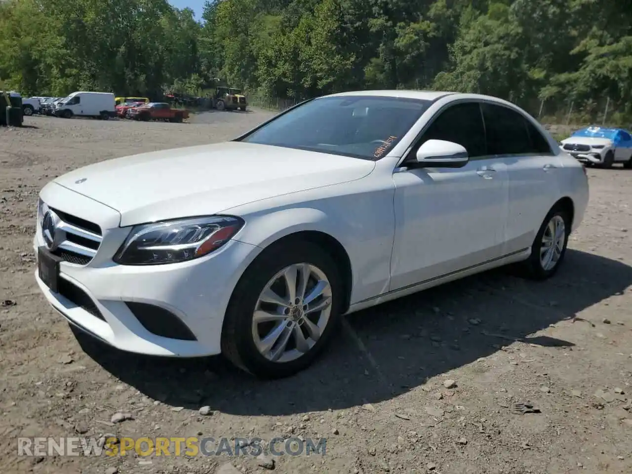 1 fotografías del automóvil dañado 55SWF8EB2KU284834 MERCEDES-BENZ C-CLASS 2019