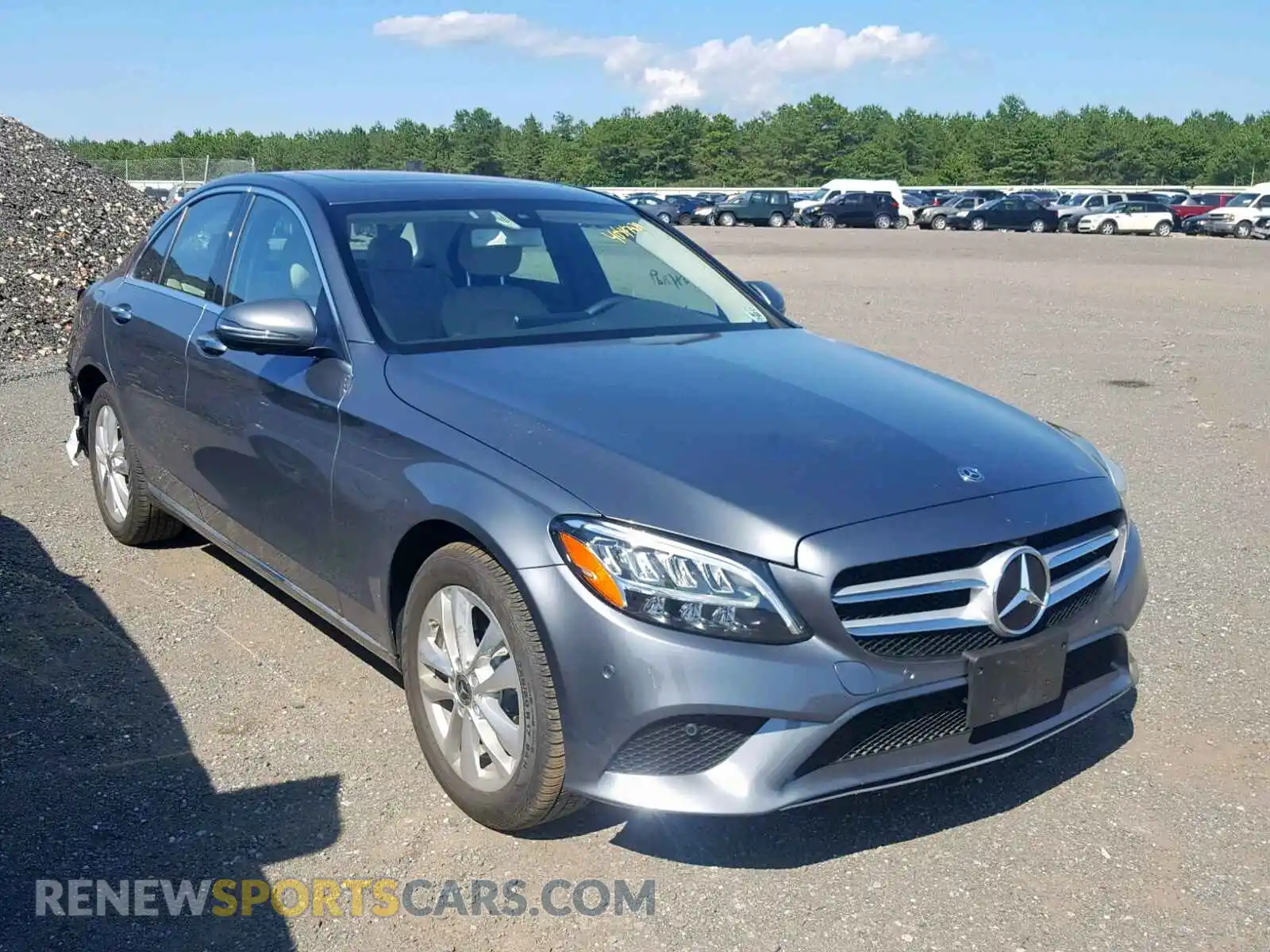 1 Photograph of a damaged car 55SWF8EB2KU315497 MERCEDES-BENZ C CLASS 2019