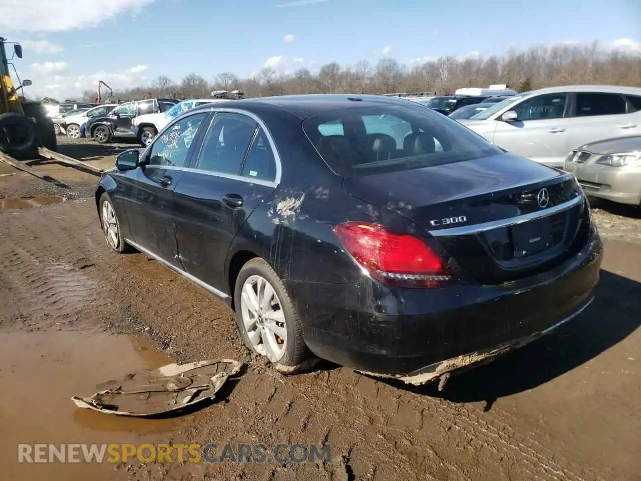 3 Photograph of a damaged car 55SWF8EB2KU316035 MERCEDES-BENZ C-CLASS 2019