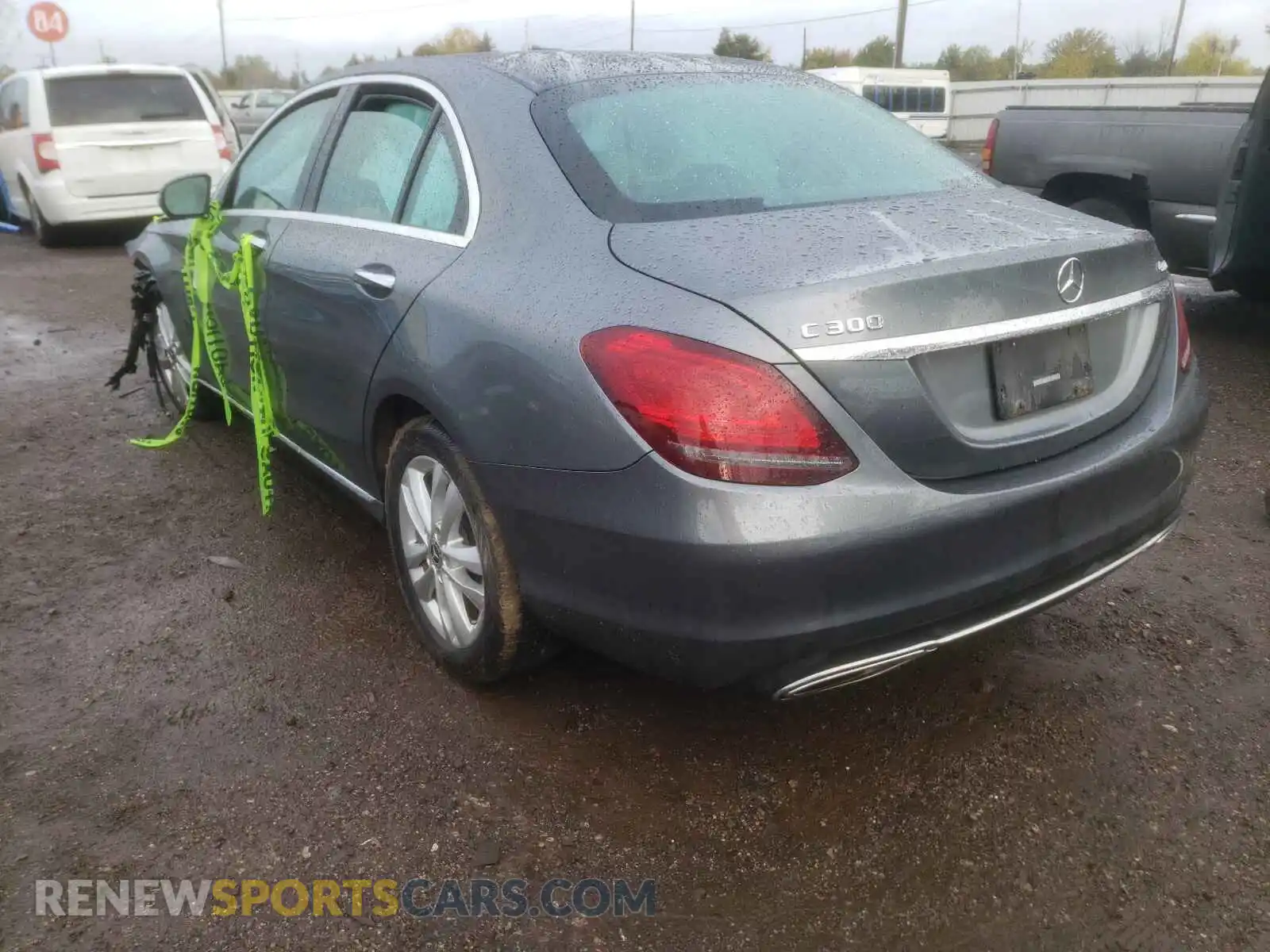 3 Photograph of a damaged car 55SWF8EB2KU322028 MERCEDES-BENZ C-CLASS 2019